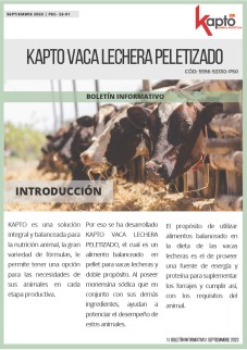 portada boletin kaptop vaca lechera