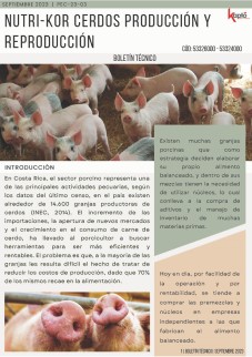 portada boletin nutri-kor cerdos