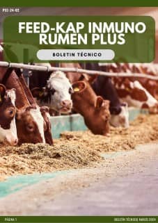 Portada boletín Inmuno Rumen Plus