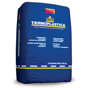 PINTURA TERMOPLÁSTICA BLANCA