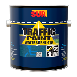 TRAFFIC PAINT WATERBORNE 418