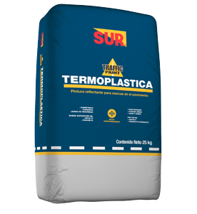PINTURA TERMOPLÁSTICA BLANCA
