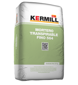 MORTERO TRANSPIRABLE FINO 564