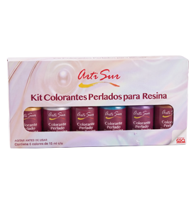 KIT COLORANTES PERLADOS PARA RESINA 15ML